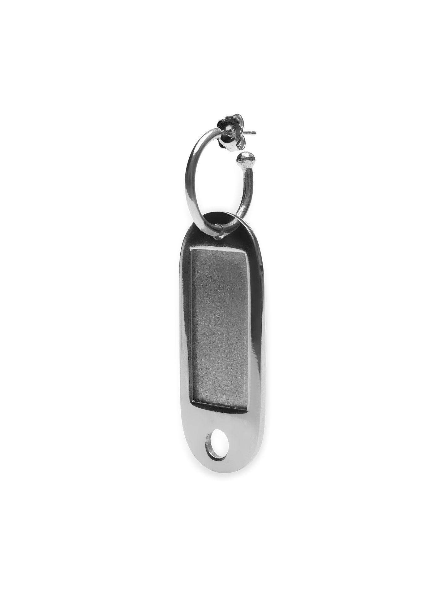 Keychain silver earrings