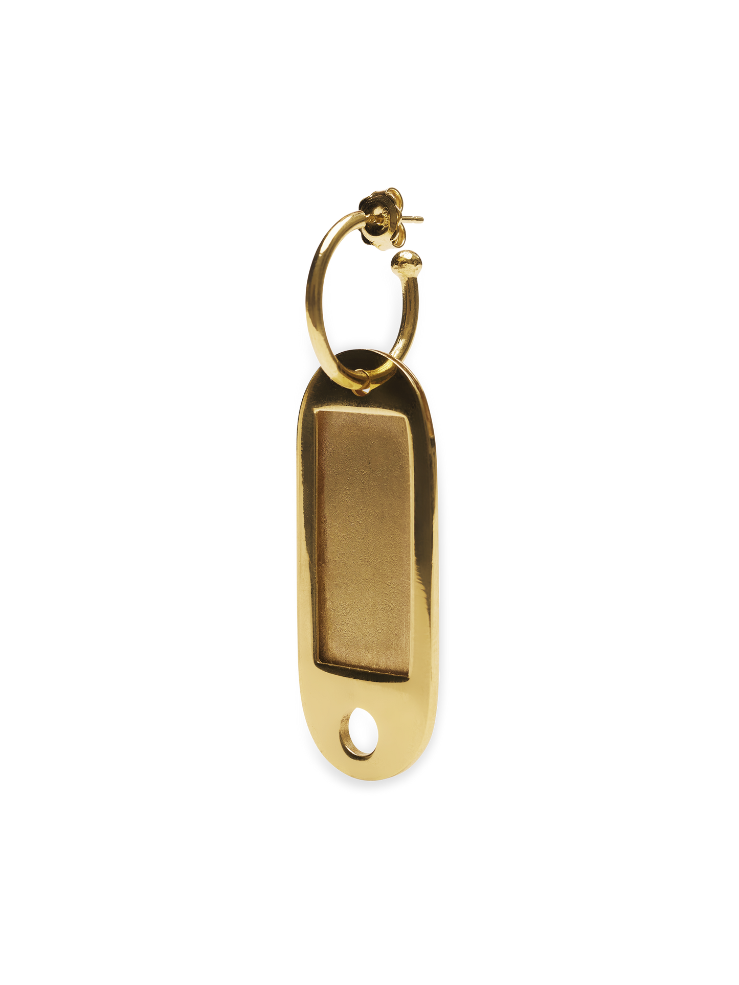 Keychain gold earring